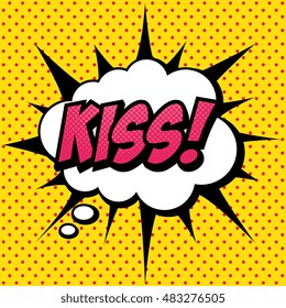 cartoon comic text pop art explosion