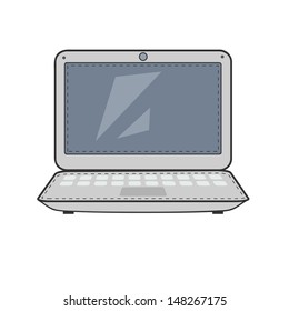 Cartoon  computer. 