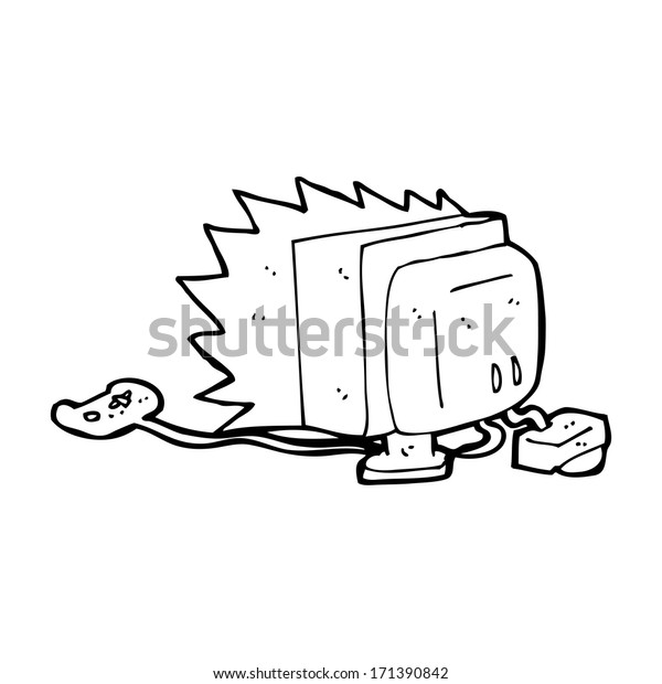 Cartoon Computer Game Stock Vector (Royalty Free) 171390842 | Shutterstock