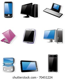 cartoon computer icon