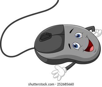 Cartoon computer mouse