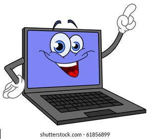 Laptop Cartoon Hd Stock Images Shutterstock