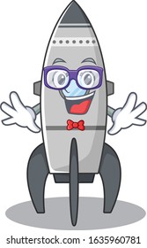 A cartoon concept of Geek rocket design