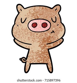 cartoon content pig