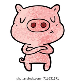 cartoon content pig