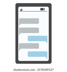 Cartoon Conversation Speech Bubble illustration