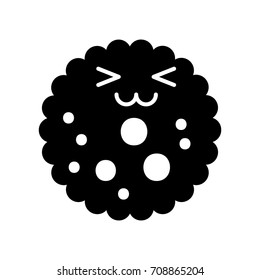 cartoon cook chocolate chip cookie emotion kawaii smiling