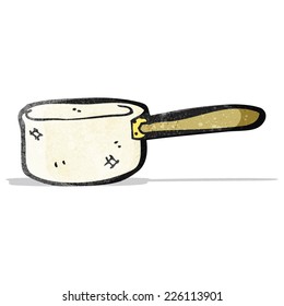 sartén de cocina de dibujos animados