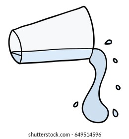 cartoon cool drink of water