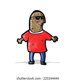 cartoon cool guy