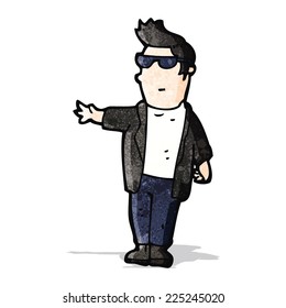 tipo genial de caricatura
