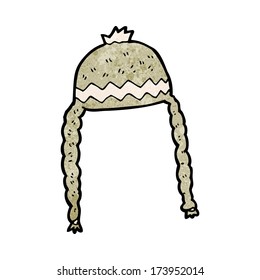 sombrero fresco de dibujos animados
