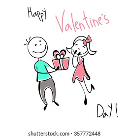 https://image.shutterstock.com/image-vector/cartoon-couple-doodle-pink-present-260nw-357772448.jpg