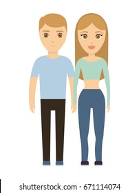 cartoon couple icon