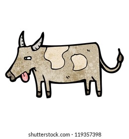 vaca de dibujos animados