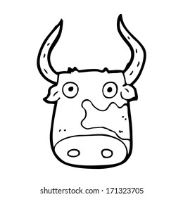 vaca de dibujos animados
