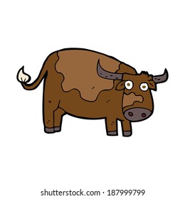 vaca de dibujos animados