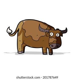 vaca de dibujos animados