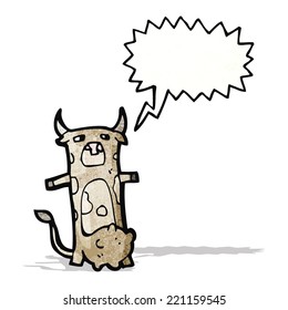 vaca de desenho animado