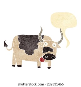 vaca de dibujos animados