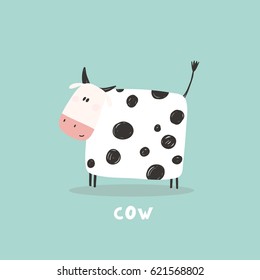 Cartoon cow