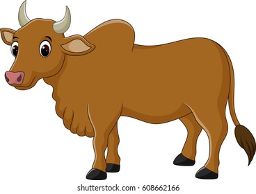 Cartoon cow character