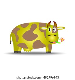 Cartoon cow illustration