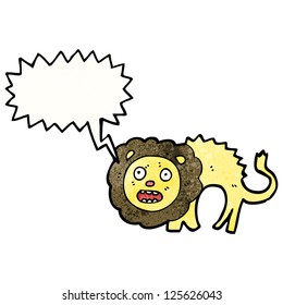 Cartoon Cowardly Lion