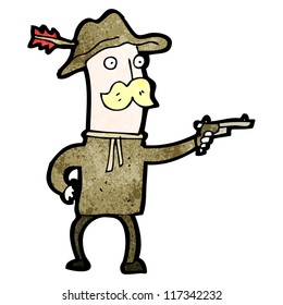 cartoon cowboy