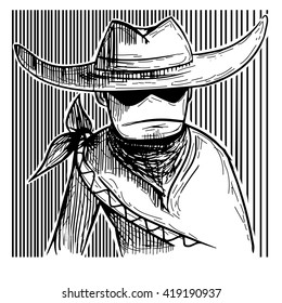 Cartoon , Cowboy