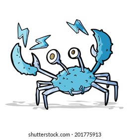 cangrejo de dibujos animados