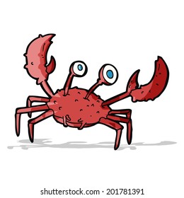 Cartoon-Krabbe