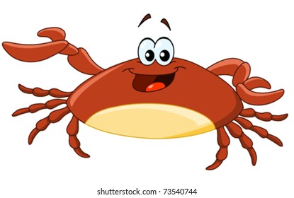 Cartoon crab