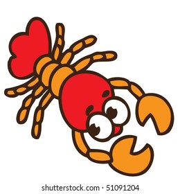 cartoon craw-fish
