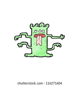 Cartoon Crazy Alien Stock Vector (Royalty Free) 116271604 | Shutterstock