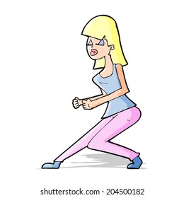 caricaturista loca bailarina