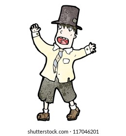 cartoon crazy homeless guy