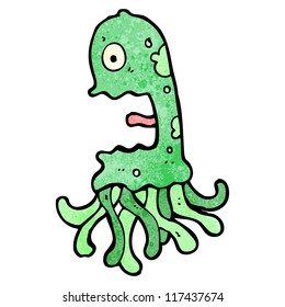 cartoon crazy jellyfish