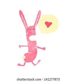 cartoon crazy rabbit