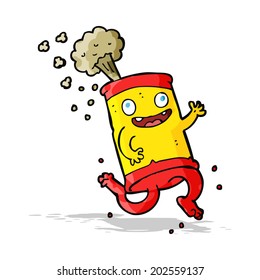 caricatura loca de soda puede