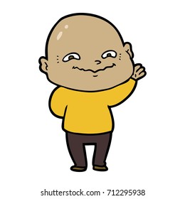 cartoon creepy guy