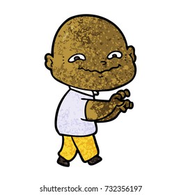 cartoon creepy guy