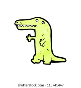 Cartoon-Krokodil