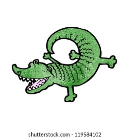 cartoon crocodile