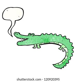 Cartoon-Krokodil