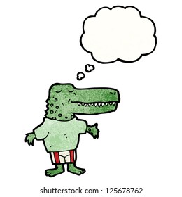 cartoon crocodile