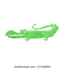 Cartoon-Krokodil