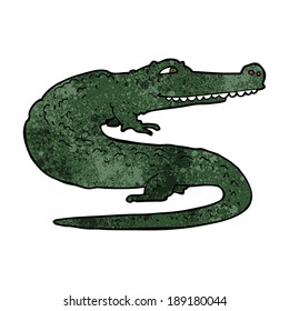 Cartoon-Krokodil