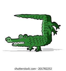 cartoon crocodile