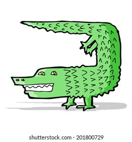 cartoon crocodile